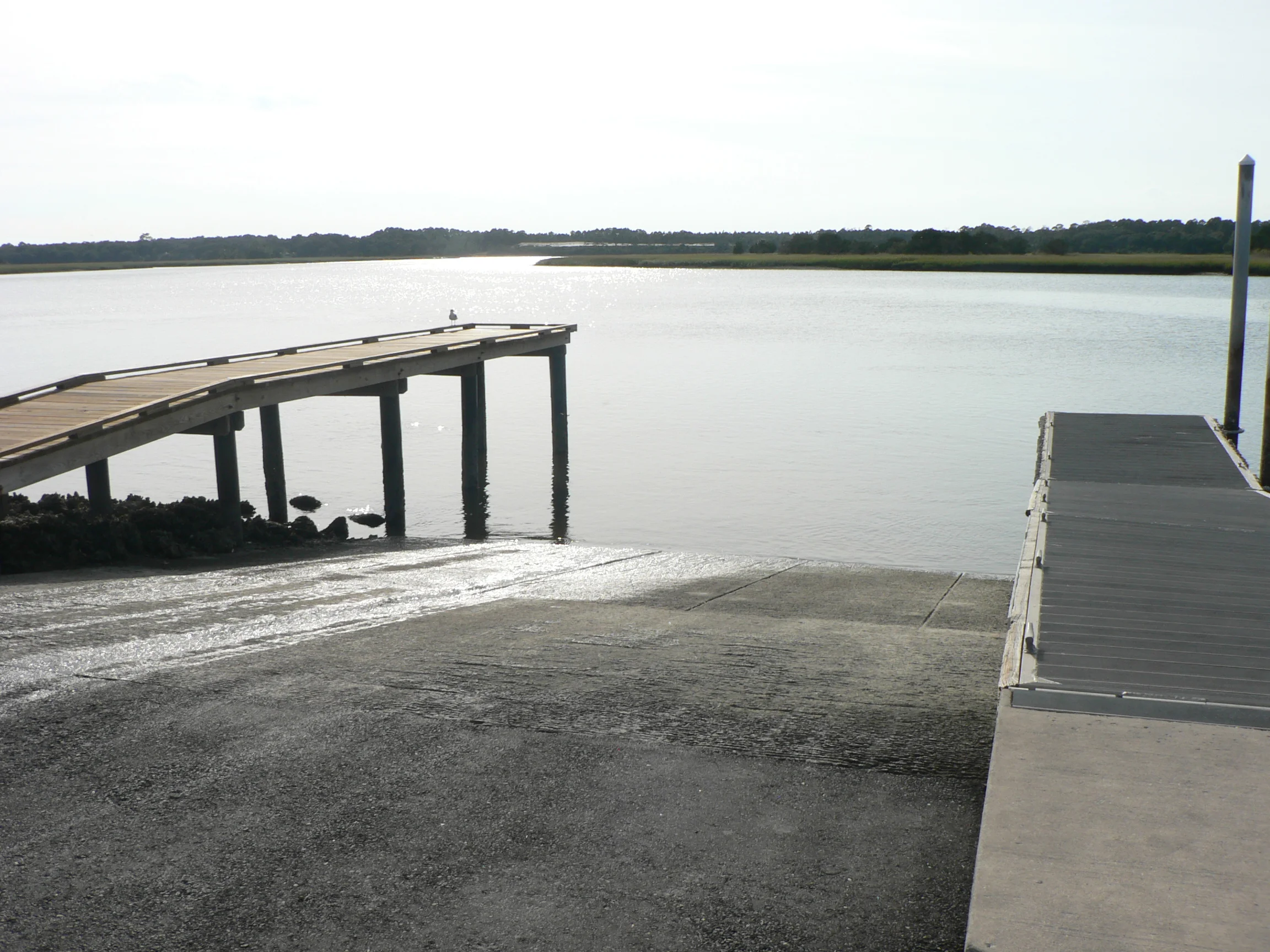 big talbot island sawpit boat ramp